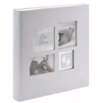 Album na zdjęcia Walther Design Little Foot szary 60 arkuszy 13x18 cm