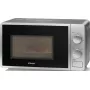 Samodzielna kuchenka mikrofalowa na blat Clatronic Bomann MW 6014 CB — 20 L, 700 W, sterowanie pokrętłami, srebrna