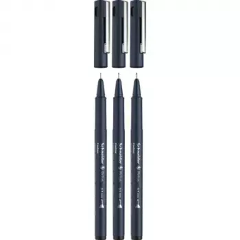 Fineliner Schneider Pictus czarny 3 szt.