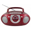 Przenośny system stereo Soundmaster SCD5100RO — CD/Radio/USB? (Szary, Czerwony)