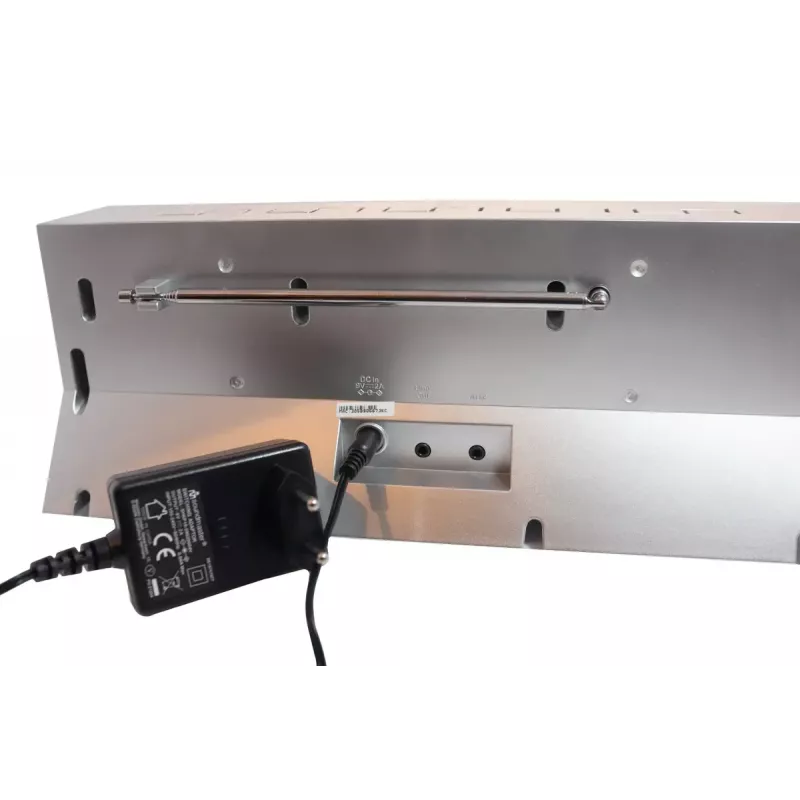 Radio internetowe Soundmaster IR3300SI — Tuner cyfrowy, DAB+ i FM, 20W RMS, wielokolorowy wyświetlacz TFT, USB-A, szare