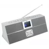 Radio internetowe Soundmaster IR3300SI — Tuner cyfrowy, DAB+ i FM, 20W RMS, wielokolorowy wyświetlacz TFT, USB-A, szare