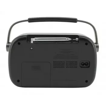 Przenośne radio Soundmaster DAB280 — DAB+, FM, analogowe i cyfrowe, 1,2 W, czarne, zasilanie sieciowe/bateryjne