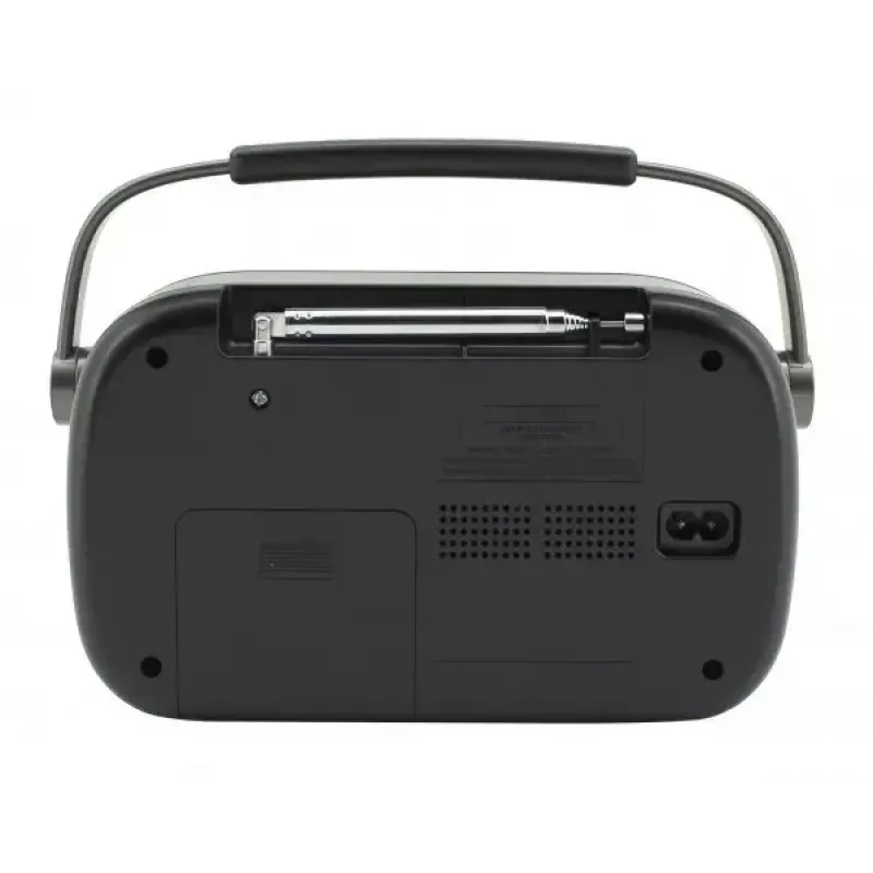 Przenośne radio Soundmaster DAB280 — DAB+, FM, analogowe i cyfrowe, 1,2 W, czarne, zasilanie sieciowe/bateryjne