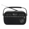 Przenośne radio Soundmaster DAB280 — DAB+, FM, analogowe i cyfrowe, 1,2 W, czarne, zasilanie sieciowe/bateryjne