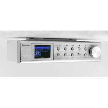 Radio internetowe Soundmaster IR1500SI — tuner cyfrowy DAB+/FM, 3 W, wyświetlacz TFT 2 cale, srebrny