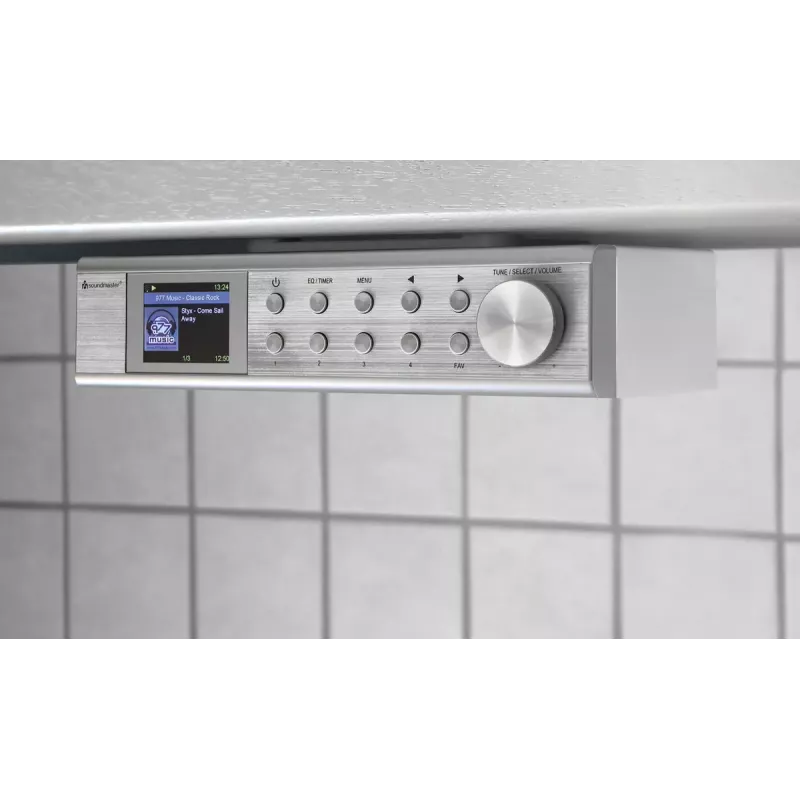 Radio internetowe Soundmaster IR1500SI — tuner cyfrowy DAB+/FM, 3 W, wyświetlacz TFT 2 cale, srebrny