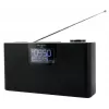 Radio osobiste Soundmaster DAB700SW — Tuner analogowy i cyfrowy, DAB+ / FM, 12 W, wyświetlacz LCD 2,9 cala, MicroSD, czarny