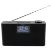 Radio osobiste Soundmaster DAB700SW — Tuner analogowy i cyfrowy, DAB+ / FM, 12 W, wyświetlacz LCD 2,9 cala, MicroSD, czarny