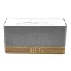 Radio z zegarem Soundmaster UR630WE — FM/PLL/UKW, 6 W RMS, szaro-biały, zasilanie sieciowe i bateryjne AAA