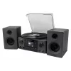 Domowy system audio Soundmaster MCD1950SW — 20 W RMS, DAB+/FM, odtwarzanie CD/MP3, wejście AUX 3,5 mm, zasilanie sieciowe (czarny)