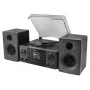 Domowy system audio Soundmaster MCD1950SW — 20 W RMS, DAB+/FM, odtwarzanie CD/MP3, wejście AUX 3,5 mm, zasilanie sieciowe (czarny)