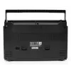 Przenośny odtwarzacz kasetowy Soundmaster RR20SI — radio FM/MW/SW, 3 W RMS, słuchawki 3,5 mm, czarno-srebrny