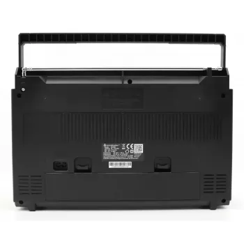 Przenośny odtwarzacz kasetowy Soundmaster RR20SI — radio FM/MW/SW, 3 W RMS, słuchawki 3,5 mm, czarno-srebrny