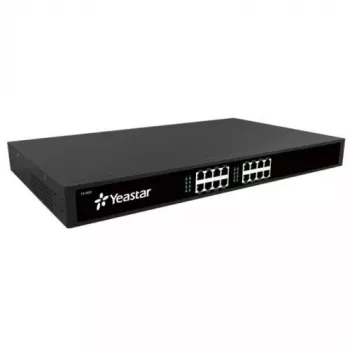 Yeastar TA1600 gateway/kontroler 10 100 Mbit/s Czarny Rack 1U