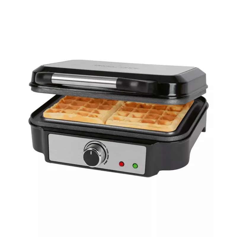 Gofrownica ProfiCook PC-WA 1240 2 gofry 1000 W czarna stal nierdzewna