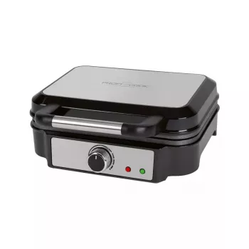 Gofrownica ProfiCook PC-WA 1240 2 gofry 1000 W czarna stal nierdzewna