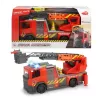 Wóz strażacki Dickie Toys Scania Drabina obrotowa Czarny Szary Czerwony