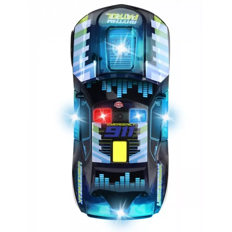 Samochód Dickie Toys Rhythm Patrol Wielokolorowy 3 lata Baterie AA