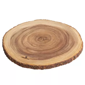 Deska do krojenia Zassenhaus 059083 okrągła drewniana 450x450x45 mm
