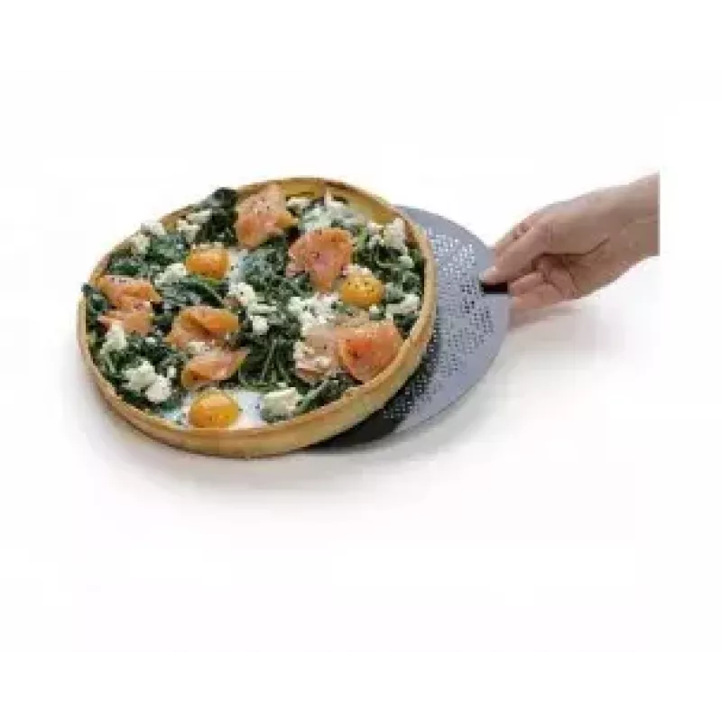 Blacha do pizzy Kaiser 23.0065.1576 Stal nierdzewna Czarny 28 cm