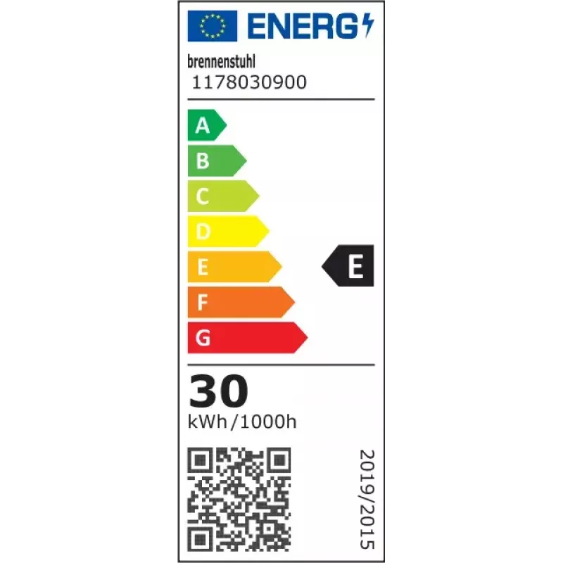 Naświetlacz Brennenstuhl 1178030900 Szary 30W LED IP44 Metal