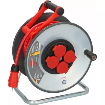 Listwa zasilająca Brennenstuhl SC 3210 4 gniazda AC 3000 W Czarny Czerwony Srebrny