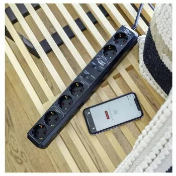 Listwa zasilająca Brennenstuhl Eco-Line WiFi 6-gniazdowa, kabel 1,5 m, pilotów
