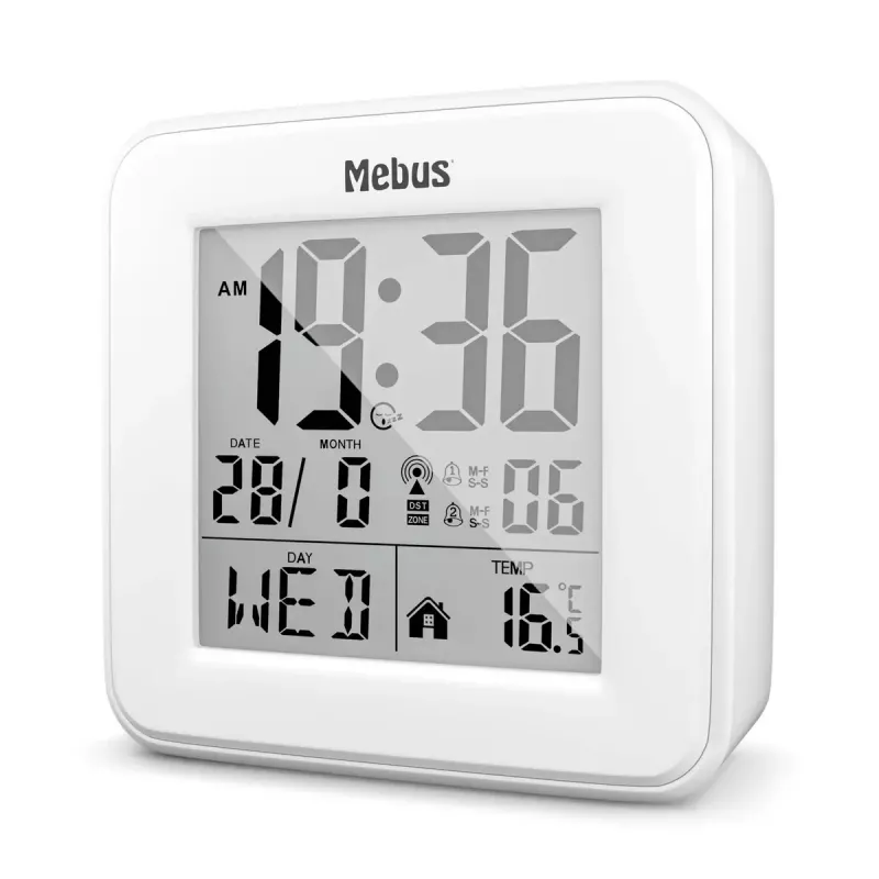 Cyfrowy budzik Mebus 25594