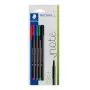 Fineliner Staedtler 334-S BK4 Ultra Fine Czarny niebieski zielony czerwony 4 pcs
