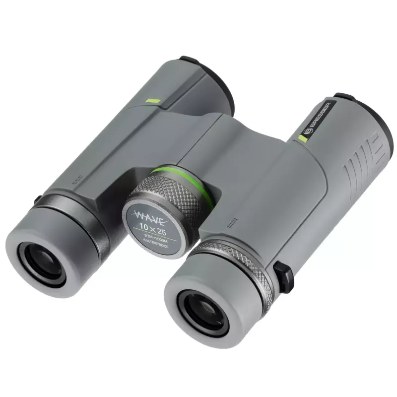 Lornetka Bresser Optics Wave 10x25 BaK-4 szara powiększenie 10x