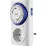 Analog Timer REV 0025400103 WS — mechaniczny zegar ścienny, biały