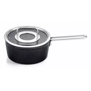 Patelnia Fissler Adamant SCP Okrągła Antracytowa Stal Nierdzewna 18 cm