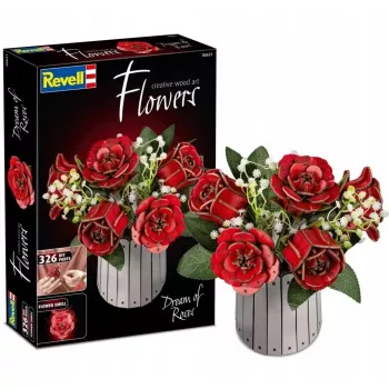 Zestaw do drewnianego rękodzieła REVELL Creative Wood Art Flowers — Dream of Roses