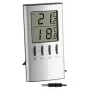 Elektroniczny termometr środowiskowy TFA-Dostmann 30.1027 Wewnętrzny Srebrny °C
