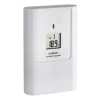 Wewnętrzna/Zewnętrzna Stacja Pogodowa tfa dostmann Casa Biały LCD na Baterie — bezprzewodowa 0,433 GHz, AA 1,5 V, 141×100×48 mm