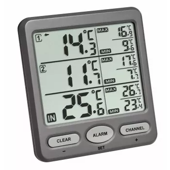 TFA-Dostmann 30.3062 Wewnętrzny/zewnętrzny czujnik temperatury, wolnostojący, bezprzewodowy