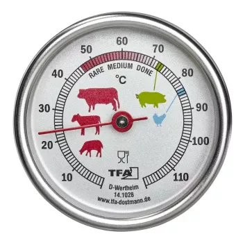 Termometr spożywczy TFA-Dostmann 14.1028 0–120 °C analogowy 51 mm 34 g