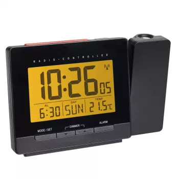 Cyfrowy budzik TFA-Dostmann 60.5016.01 Czarny Zakres temperatur -10 do 50 °C