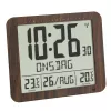 Cyfrowy budzik TFA-Dostmann 60.4518.08 Wood LCD 433 MHz