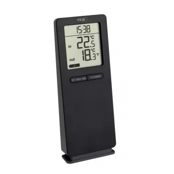 Elektroniczny termometr środowiskowy TFA-Dostmann 30.3071.01 Wewnętrzny/zewnętrzny Cyfrowy 0-50°C