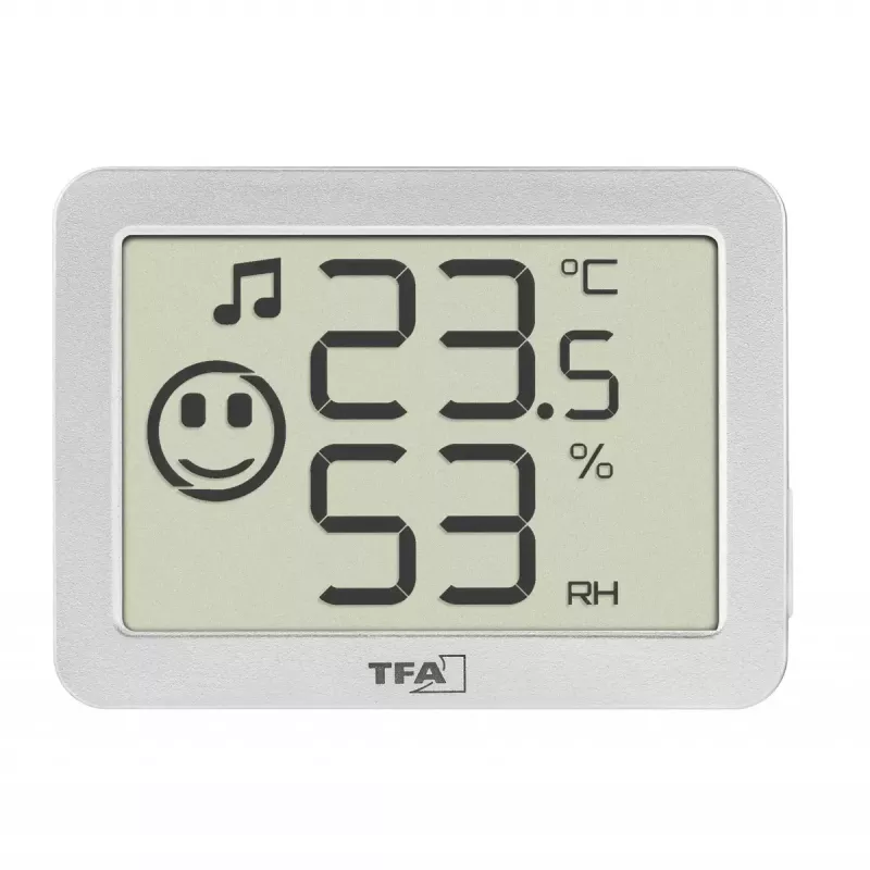 Bezprzewodowy wolnostojący wewnętrzny czujnik temperatury i wilgotności TFA-Dostmann 30.5055.02