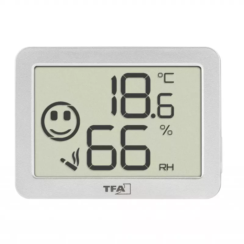 Bezprzewodowy wolnostojący wewnętrzny czujnik temperatury i wilgotności TFA-Dostmann 30.5055.02