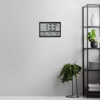 Cyfrowy budzik TFA-Dostmann 60.4523.01 Czarny LCD