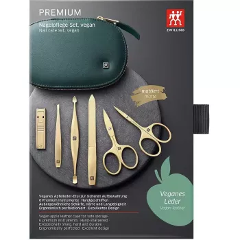 Zestaw do manicure i pedicure 6-częściowy ZWILLING 97019-004 z nożyczkami do paznokci, wegański