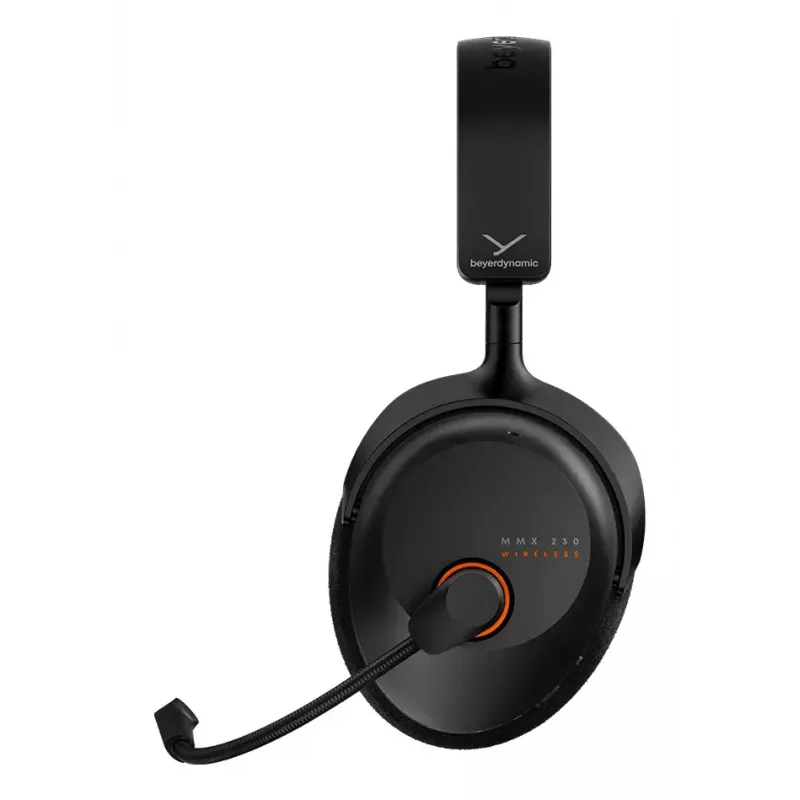Zestaw słuchawkowy Beyerdynamic MMX 230 — przewodowy i bezprzewodowy, USB-C, Bluetooth, wokółuszne, 20–20000 Hz, kabel 1,8 m, czarny