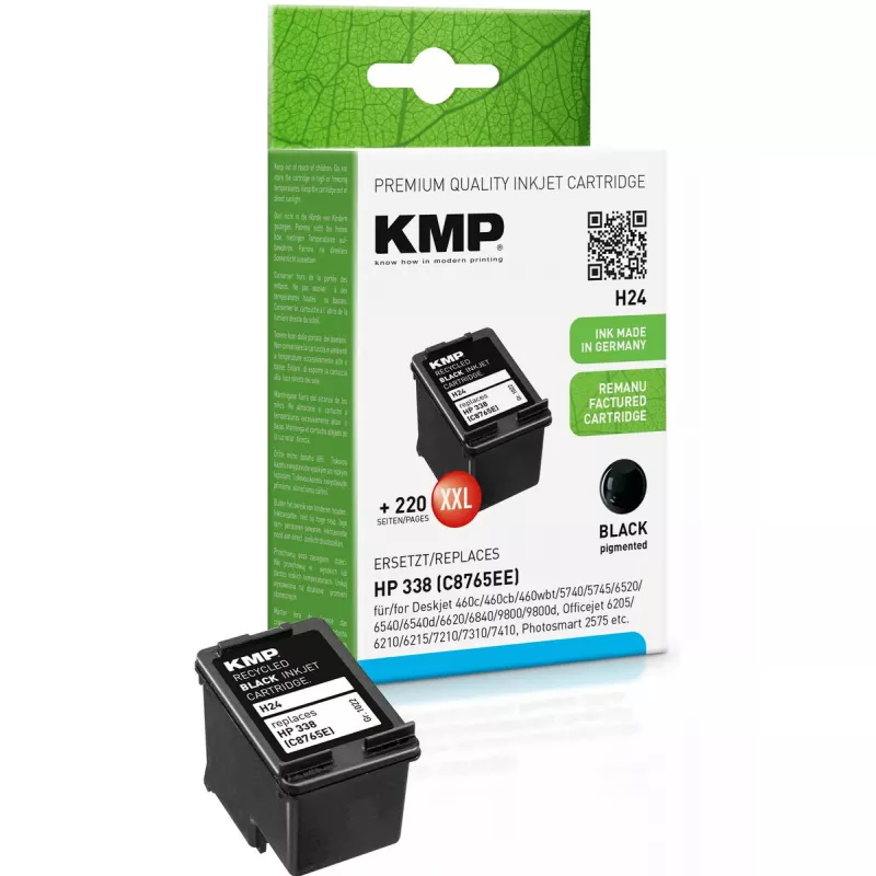 Wkład KMP HP C8765E Nr.338 czarny