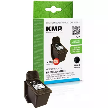 Wkład KMP HP C9351AE Nr.21 czarny 520 str. H29 regenerowany