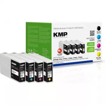 Kasetki KMP Epson T7901-T7904 Multip. 2700-3000 S. E220YX regenerowane
