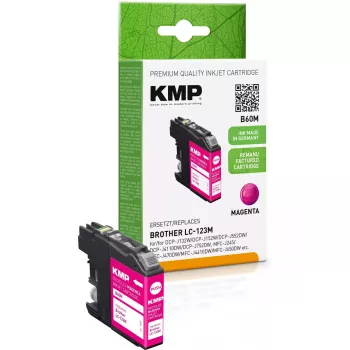 Nabój KMP Brother LC-123M magenta